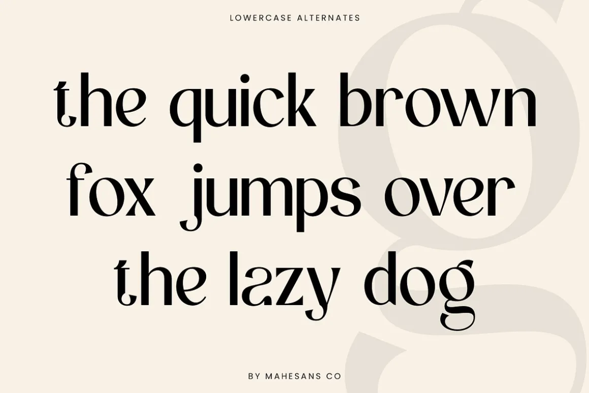 Vorage | Modern Minimalist Typeface