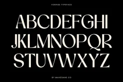 Vorage | Modern Minimalist Typeface