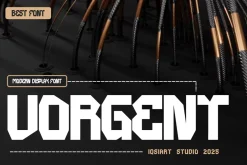 Vorgent - Techno Font