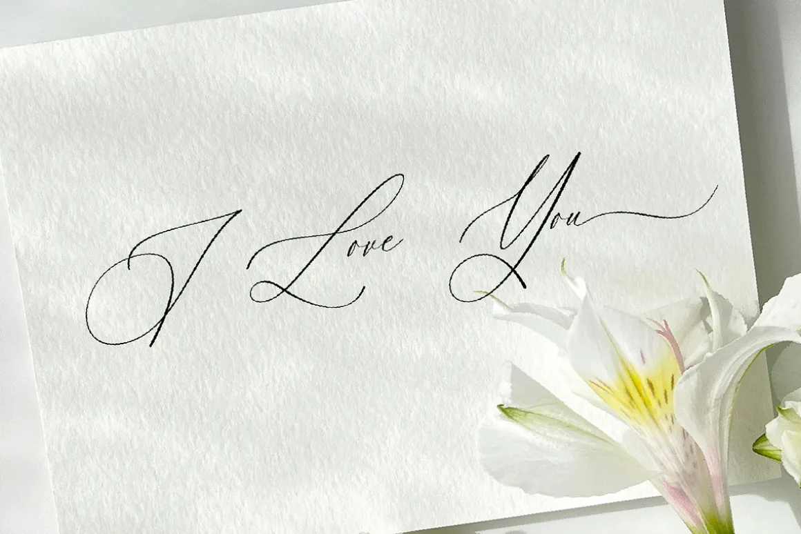 Vow Song A Romantic Script Font