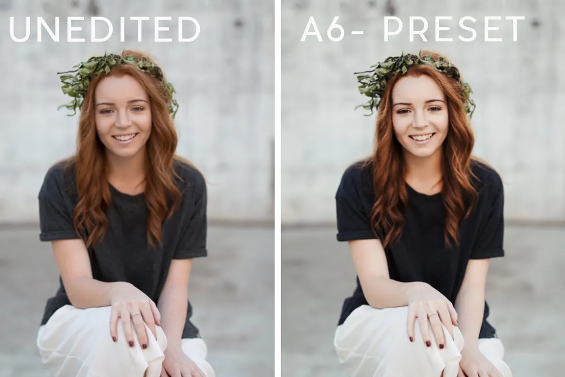 VSCO inspired A6 ACR preset pack