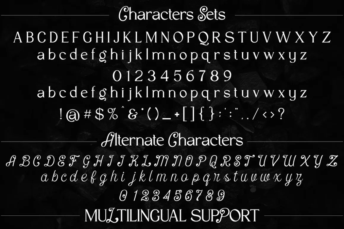 VT Salemore Longest Font Combination