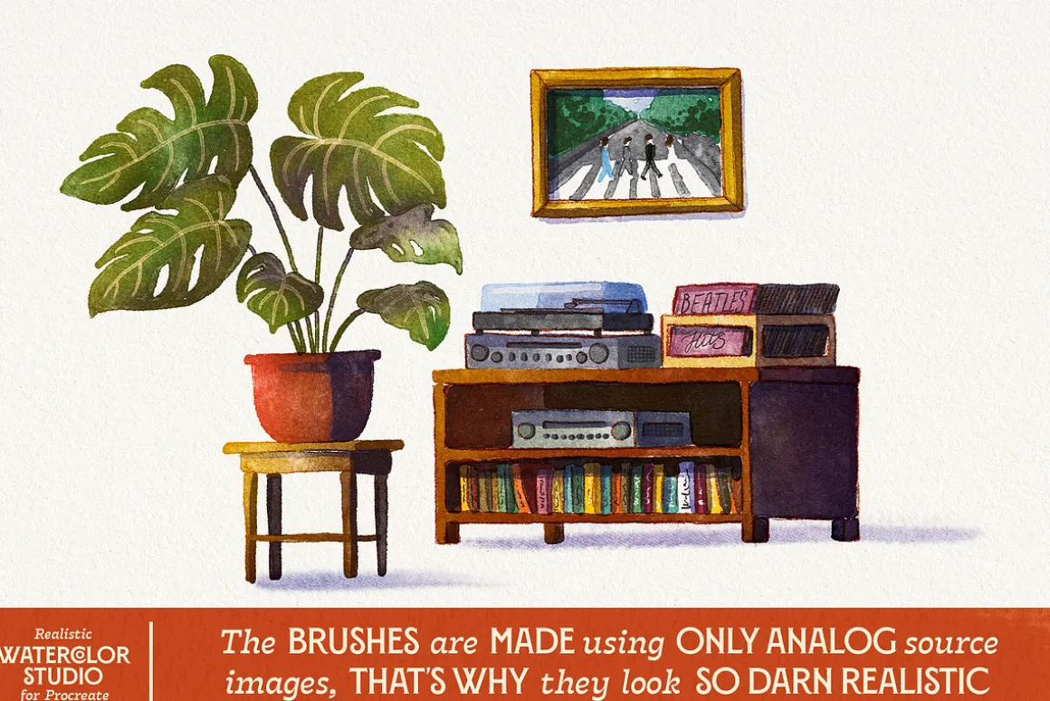 VVDS Realistic Watercolor Studio