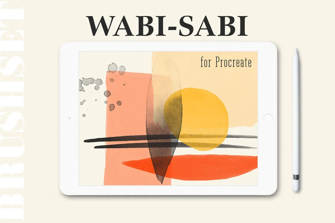 Wabi-Sabi Photoshop Procreate Stamps
