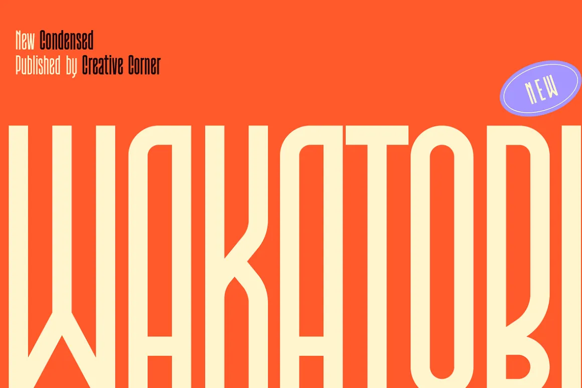 Wakatobi - Ultra Condensed Font