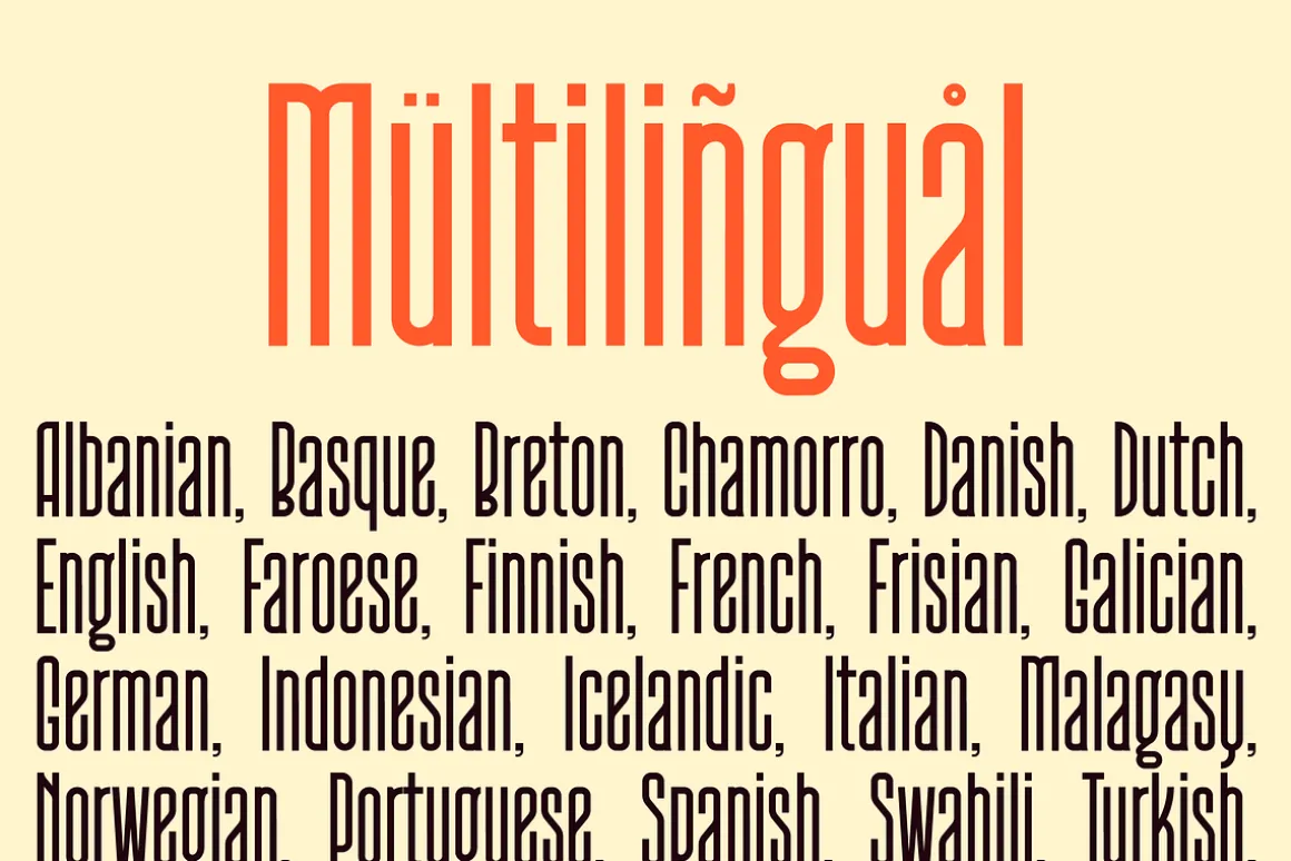 Wakatobi - Ultra Condensed Font