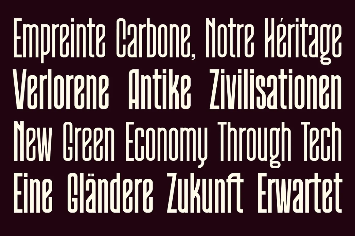 Wakatobi - Ultra Condensed Font
