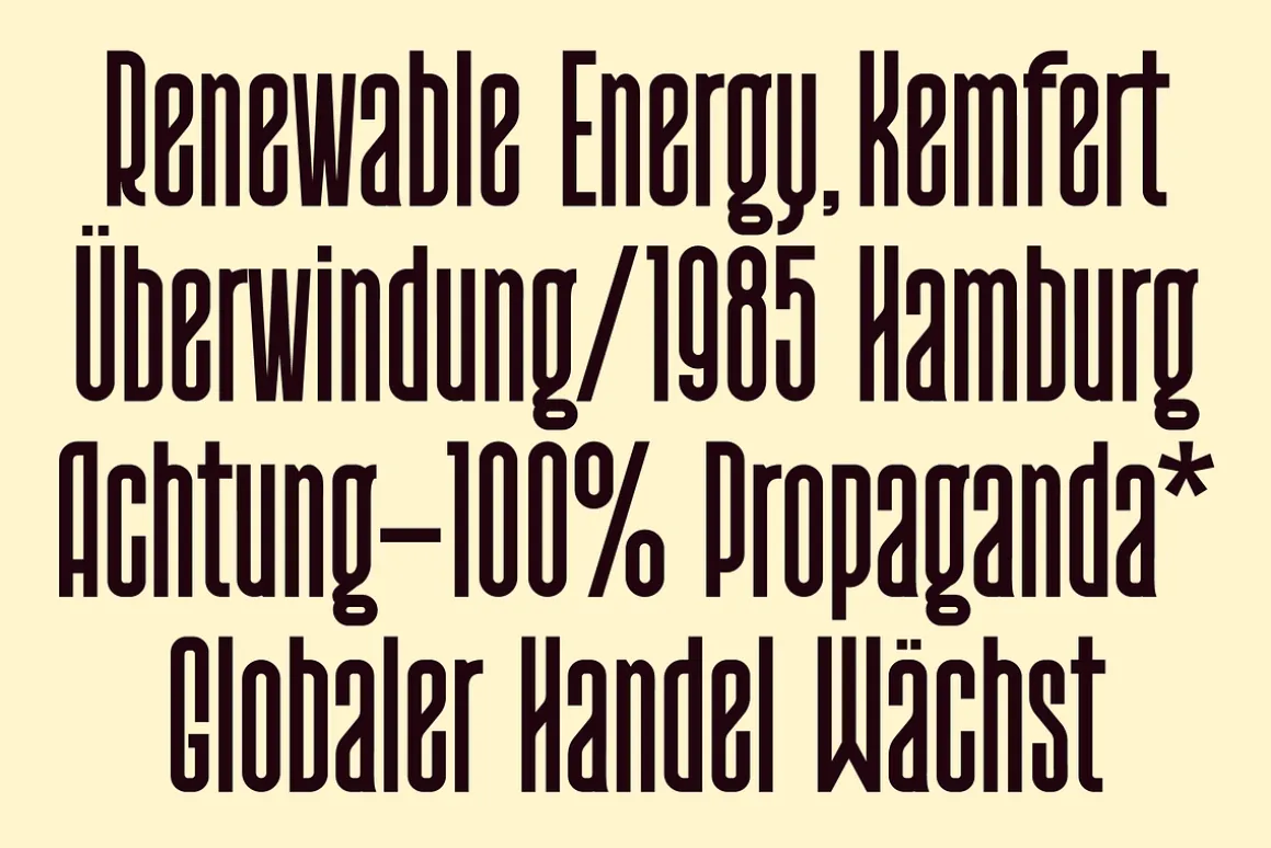 Wakatobi - Ultra Condensed Font