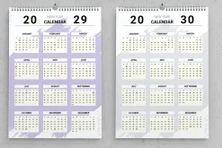 Wall Calendar Set 2025 To 2030