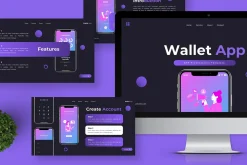 Wallet App - Keynote Templates