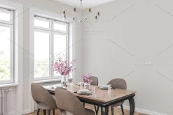 Wallpaper mockup Room wall mockup