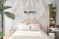 Wallpaper mockup - wall mockup