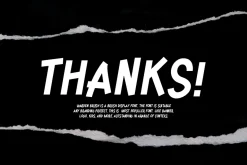 Warden Brush - Marker Font