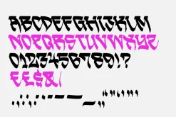 Warlock - Graffiti font