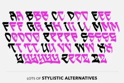 Warlock - Graffiti font