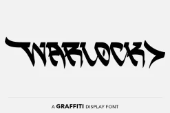 Warlock - Graffiti font