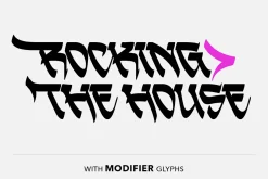Warlock - Graffiti font