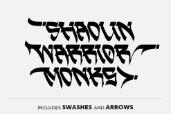 Warlock - Graffiti font