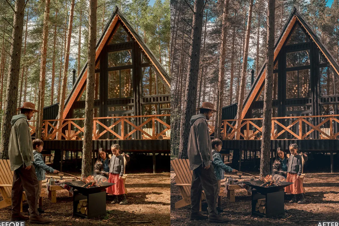 Warm Brown Lightroom Presets