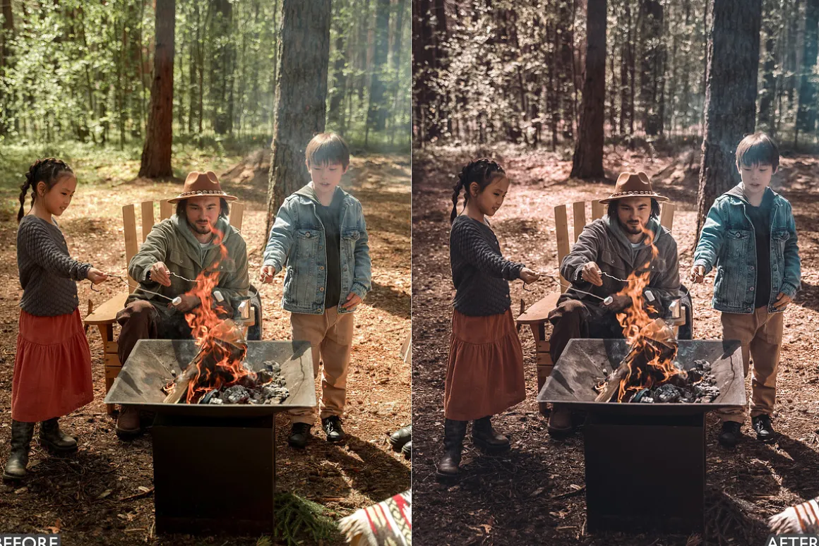 Warm Brown Lightroom Presets
