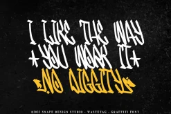 Wastetag - Graffiti Font