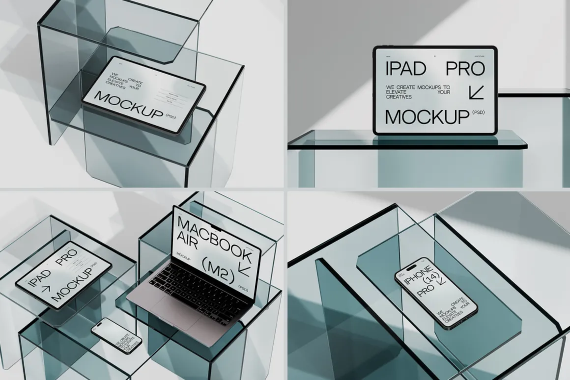 Water Glass | Apple Device Mockups