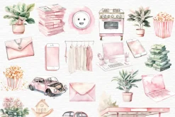 Watercolor Budget Clipart