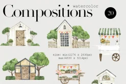 Watercolor Garden vol1