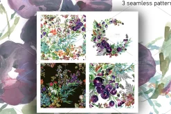 "watercolor Summer garden"