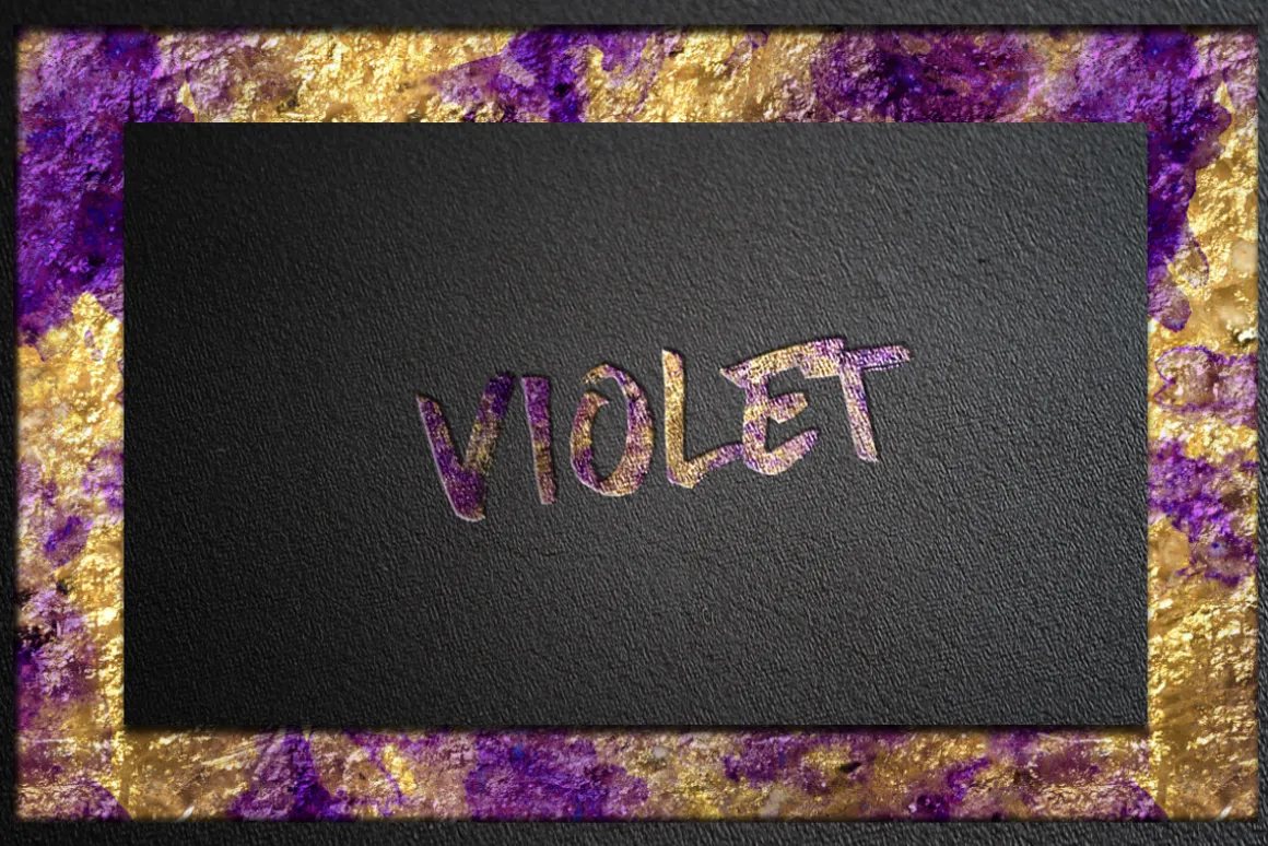 Watercolor and Gold Layer Styles PS
