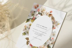 Watercolor Apple Blossom Bouquet