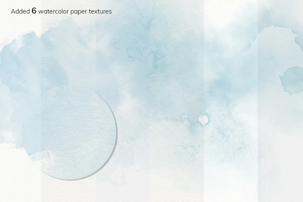 Watercolor Brushes for Backgrounds