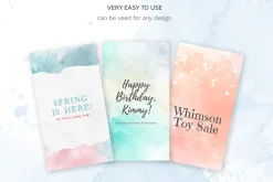 Watercolor Brushes for Backgrounds