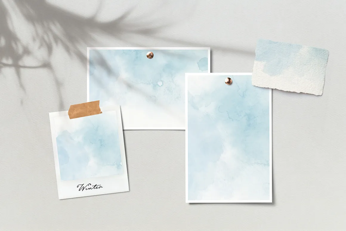 Watercolor Brushes for Backgrounds