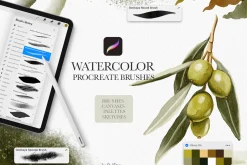 Watercolor Brushes for Procreate