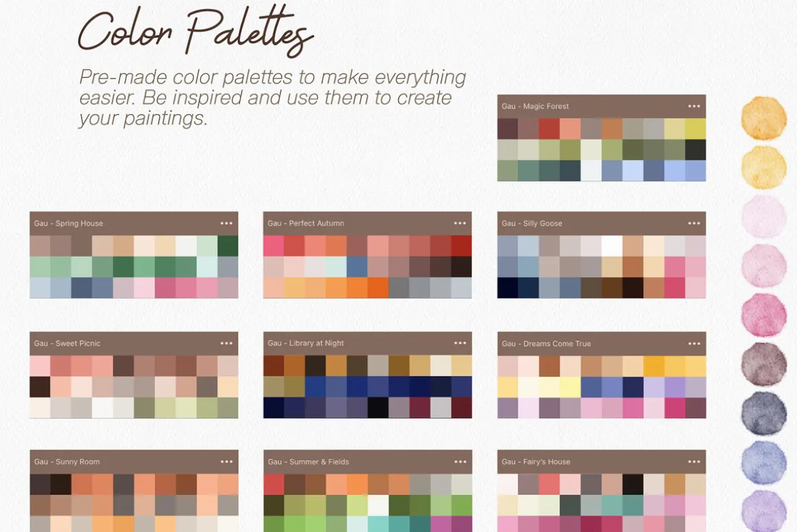 Watercolor Brushes for Procreate
