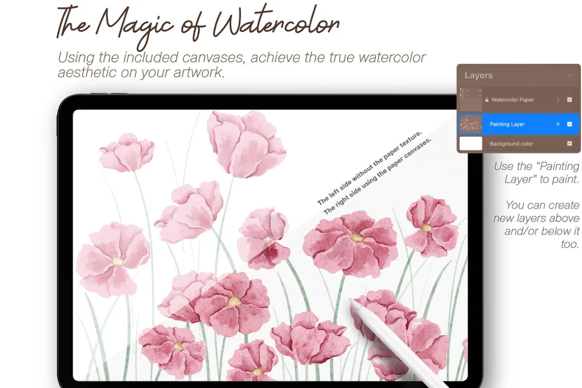 Watercolor Brushes for Procreate