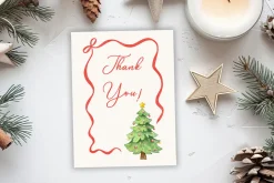 Watercolor Christmas Frames Clipart