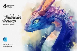Watercolor Journeys Affinity Brushes