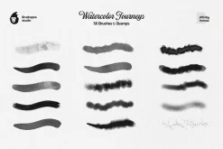 Watercolor Journeys Affinity Brushes