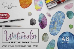 Watercolor Layer Effects Photoshop