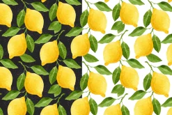 Watercolor Lemons Set