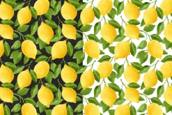 Watercolor Lemons Set