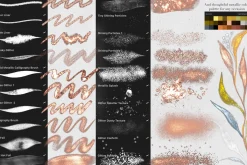 Watercolor & Metallic Brushes