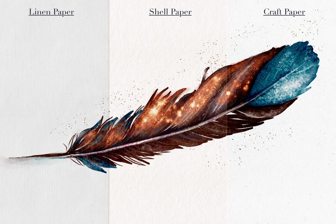 Watercolor & Metallic Brushes