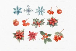 Watercolor nutcracker clipart
