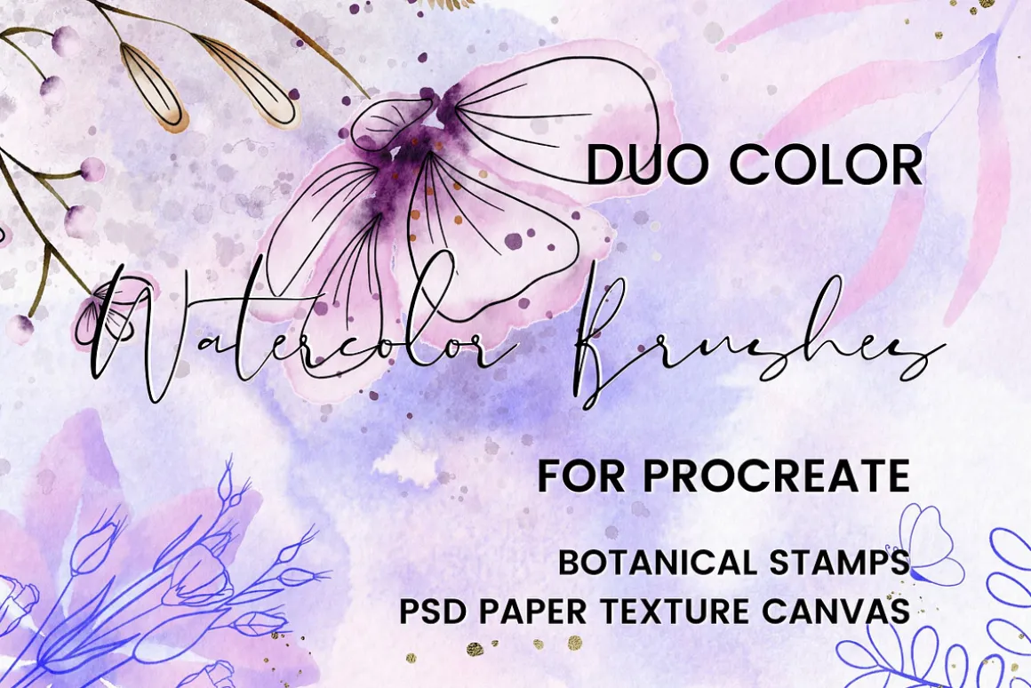 Watercolor Procreate Brushes
