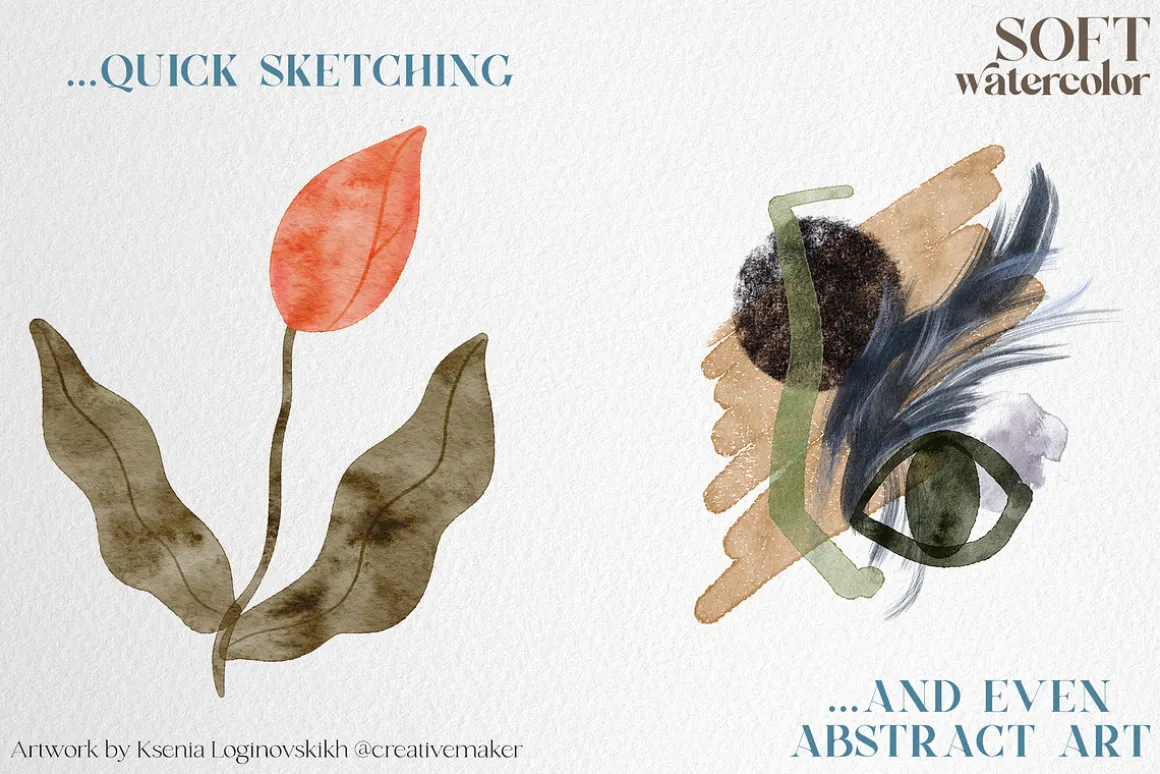 Watercolor Procreate brushes Real