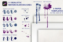 Watercolor Tool Kit for Procreate