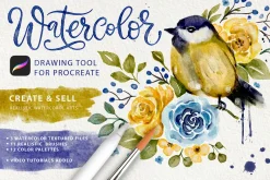 Watercolor Tool Kit for Procreate